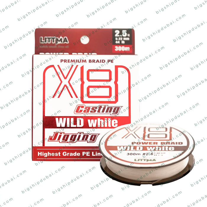 Super strong braided fishing line ā high sensitivity, zero stretch, and abrasion resistance for deep jigging.
