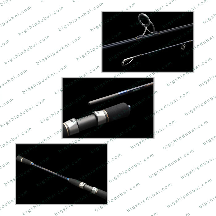 Heavy-duty jigging rod ā lightweight, powerful, and designed for deep-sea fishing and aggressive strikes.