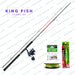 King Fish Combo #4 – Premium fishing rod, reel, line, and lures for ultimate saltwater fishing performance.