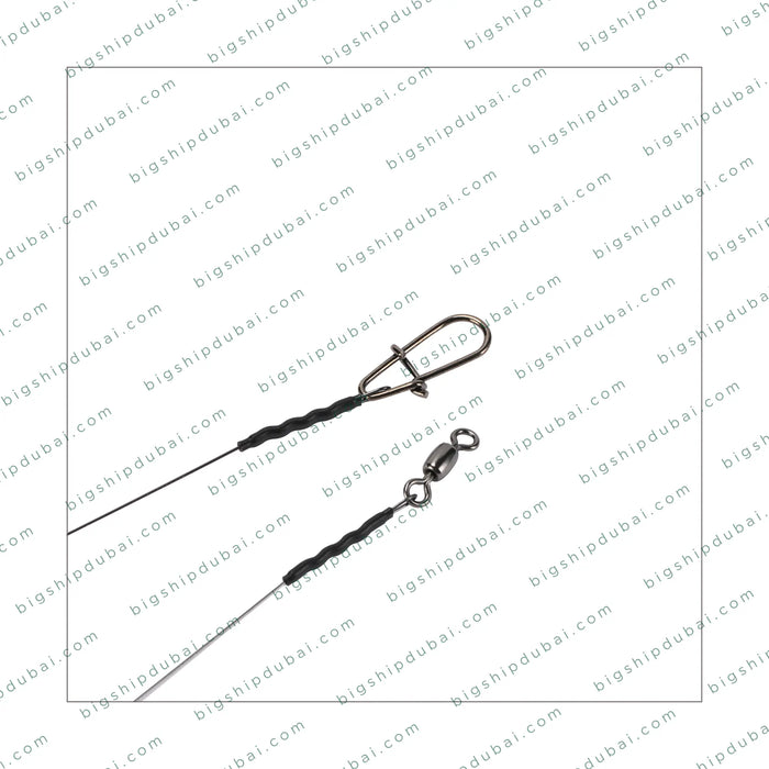 LITTMA Anticuda Beast Titanium Leader – High-Strength Fishing Leader Wire for Big Game and Predator Fishing, Durable and Corrosion-Resistant for Saltwater Use.