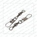 High-strength LITTMA Barrel Swivel with Interlock Snap for tangle-free fishing, ideal for freshwater and saltwater anglers. Durable, corrosion-resistant, and perfect for quick rig changes.
